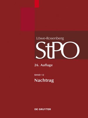 cover image of Nachtrag